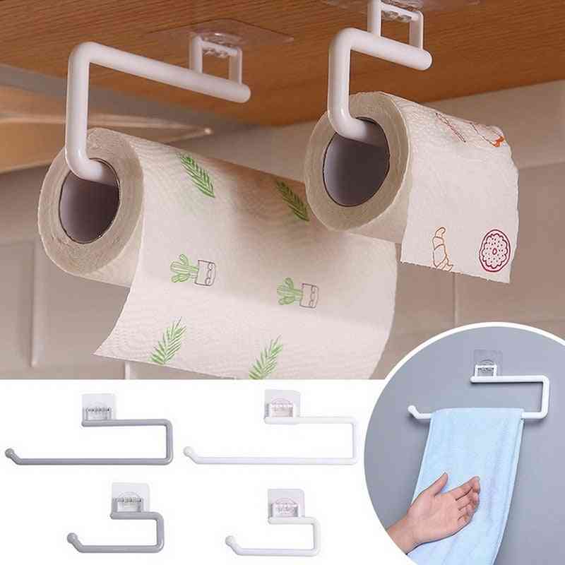Paper Towel Holder With Traceless Adhesive Tape
