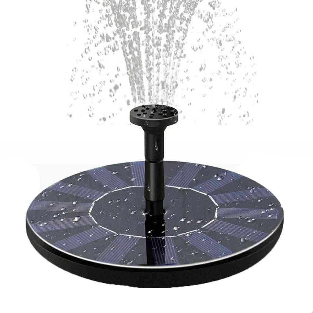 4 Nozzles Mini Solar Power Standing Water Fountain Pump For Bird Bath
