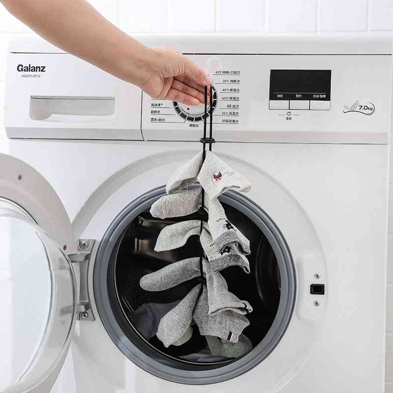 Adjustable Socks Clothesline Laundry Holder / Hanging Drying Rope Divider Dry Tool
