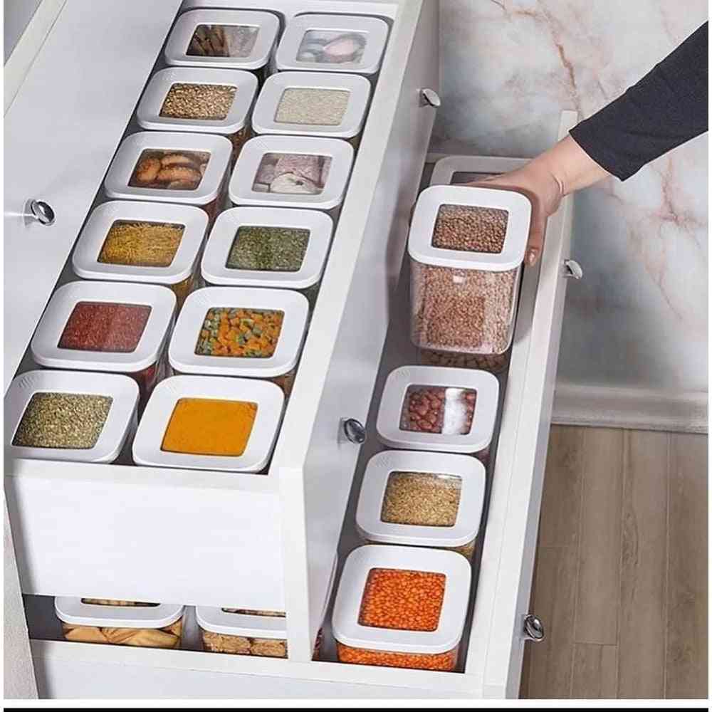 12 Pcs Kitchen Food Storage Box Container Set Organizer