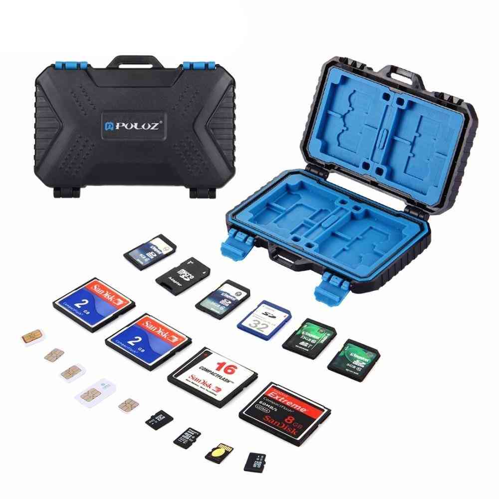 Waterproof 27 In 1 Camera Memory Card Case Storage Box