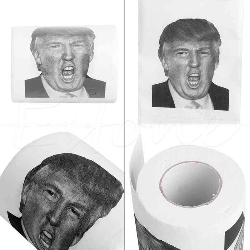 Donald trump huumori wc -paperirulla