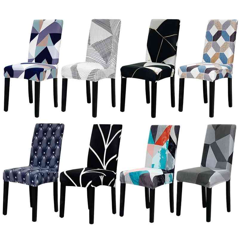 Geometry Spandex Chair Slipcover. Elastic Chair Cover
