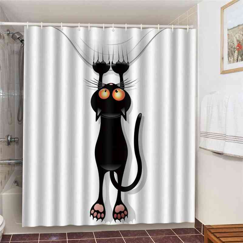 Animal Printed Blackout Shower Curtains - 1