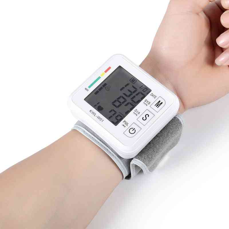 Blood Pressure Monitor Sphygmomanometer Wrist Digital Tensiometers