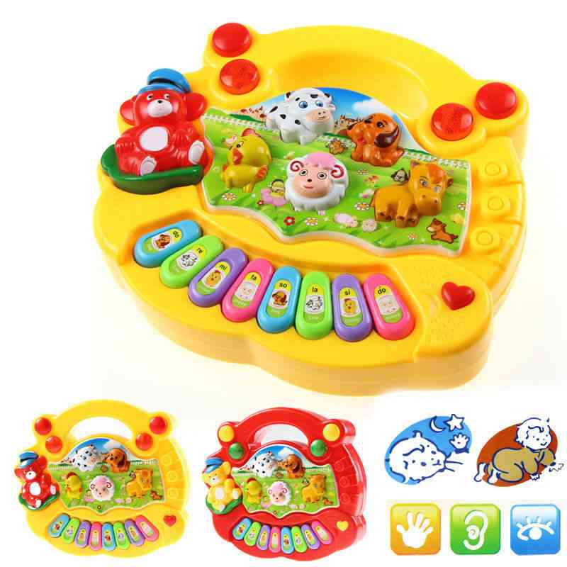 Animals Sounding Piano Baby Type Musical Instruments
