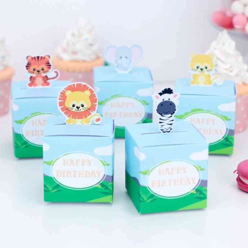 Favor Box, Animal Swan Space Candy Bags
