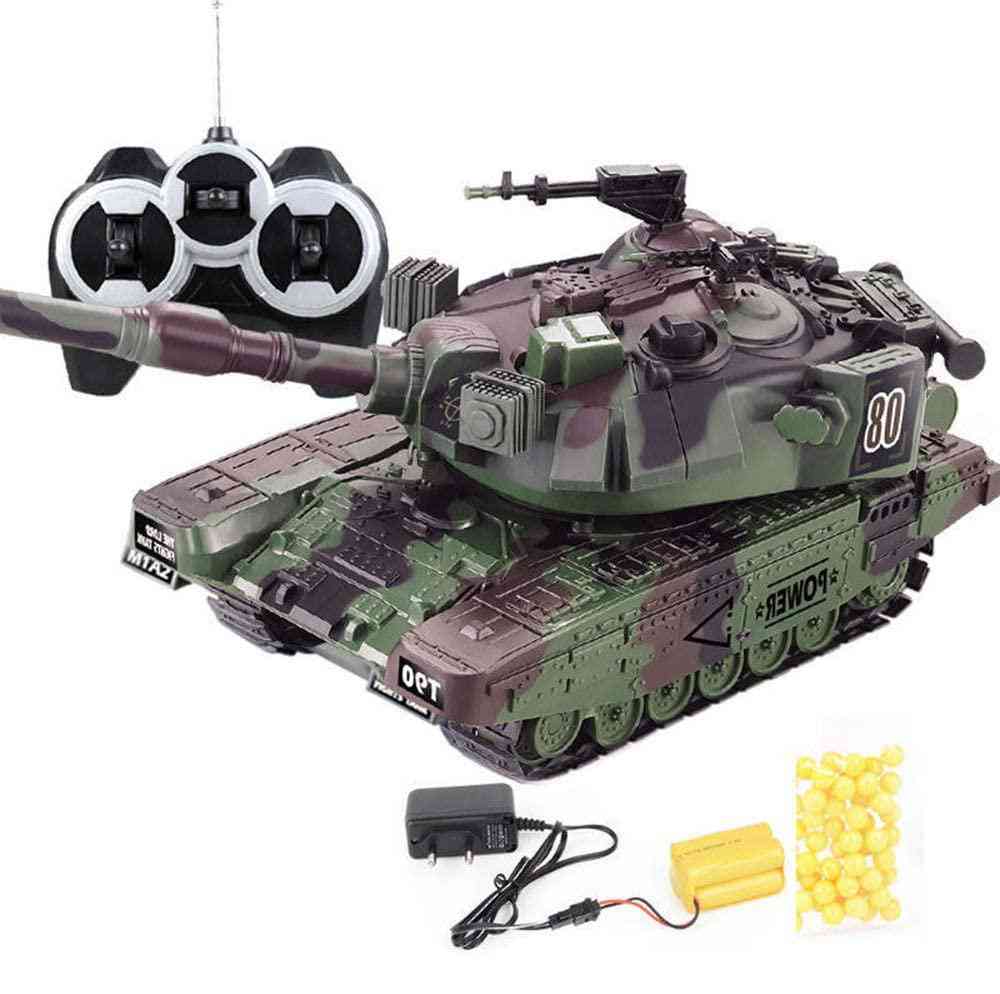 Rc kampvogn tung stor interaktiv fjernbetjening legetøj