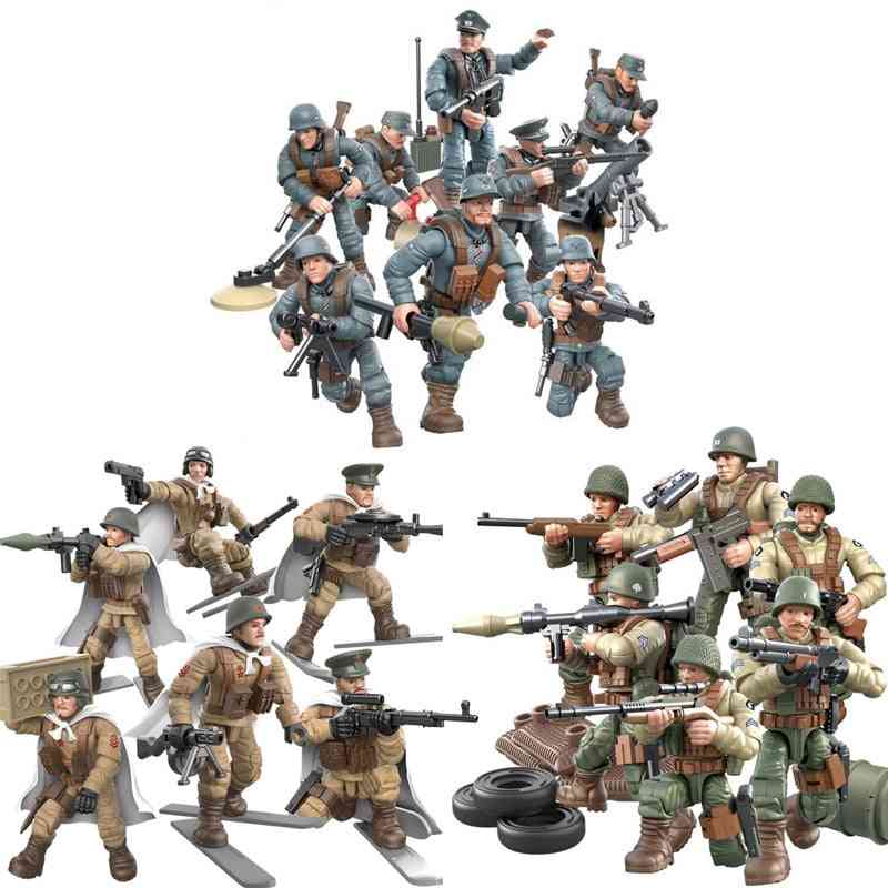 Battle Of Rhineland Moscow Army Block Action Figures Brick Toy