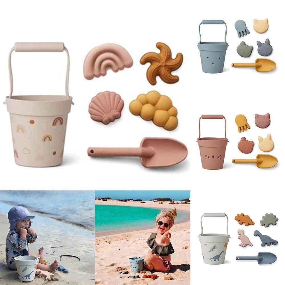 Rubber Dune Sand Mold Tools Sets Baby Bath Toy