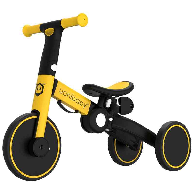 Original barnvagn med trehjuling, trampcykel för barn