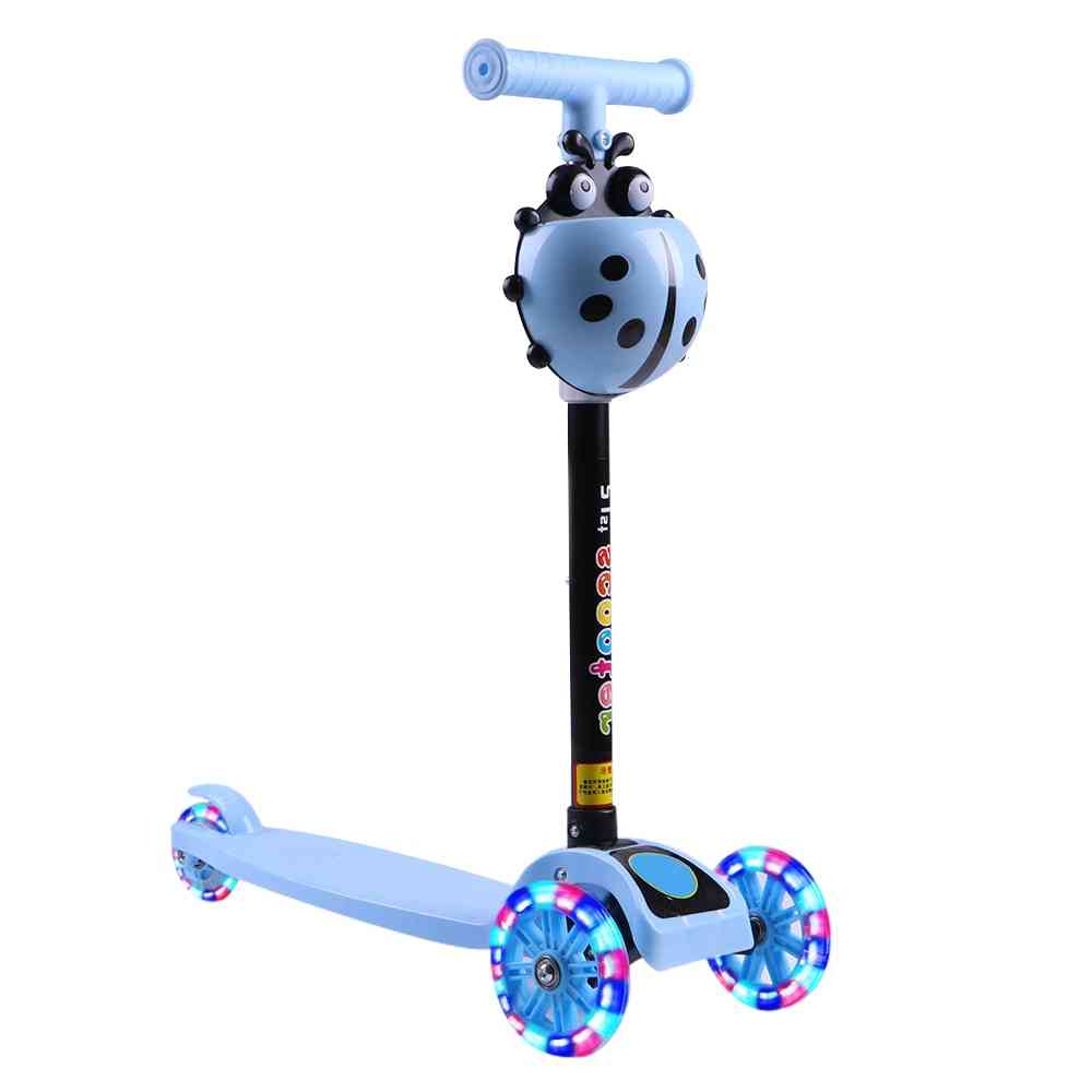 Kids Led Wheel Adjustable Balance Riding Scooter
