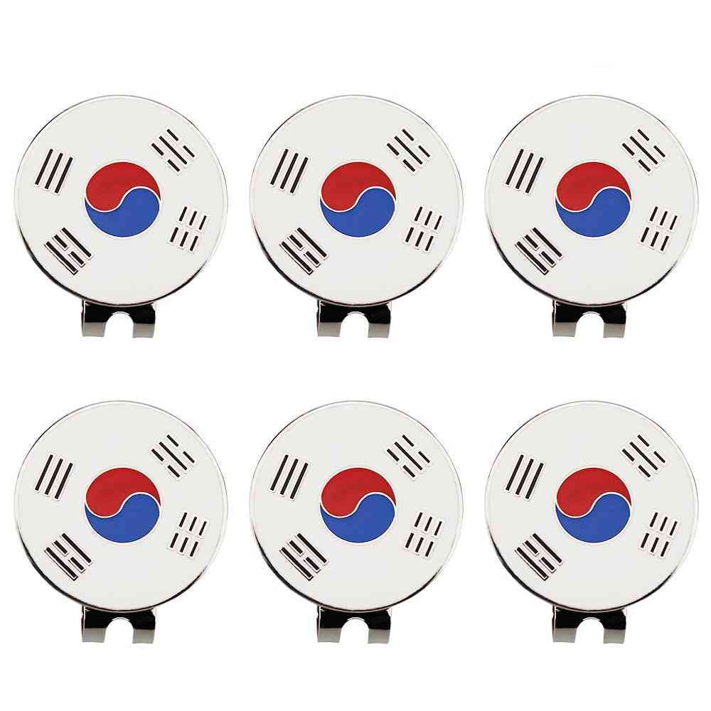 Golf Ball Mark Plus Magnetic Hat Clip  Marker