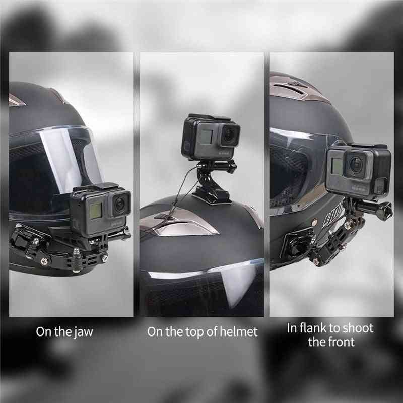 Sport Camera Accessories Helmet Chin Mount Bracket For Gopro Hero