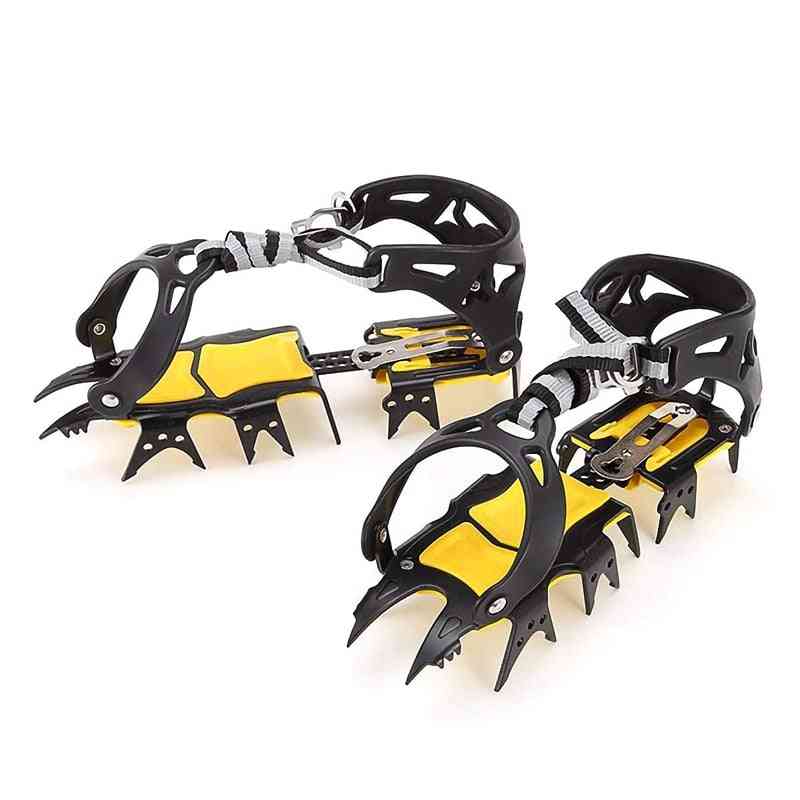 Teeth Traction Cleats Spikes Snow Grips, Anti-slip Stainless Steel Crampon