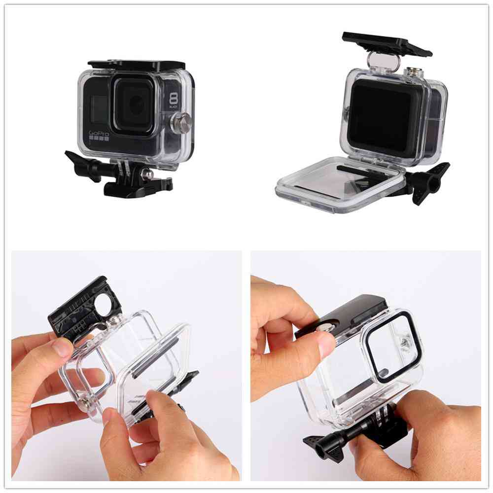 Tempered Glass & Waterproof Housing Case Frame