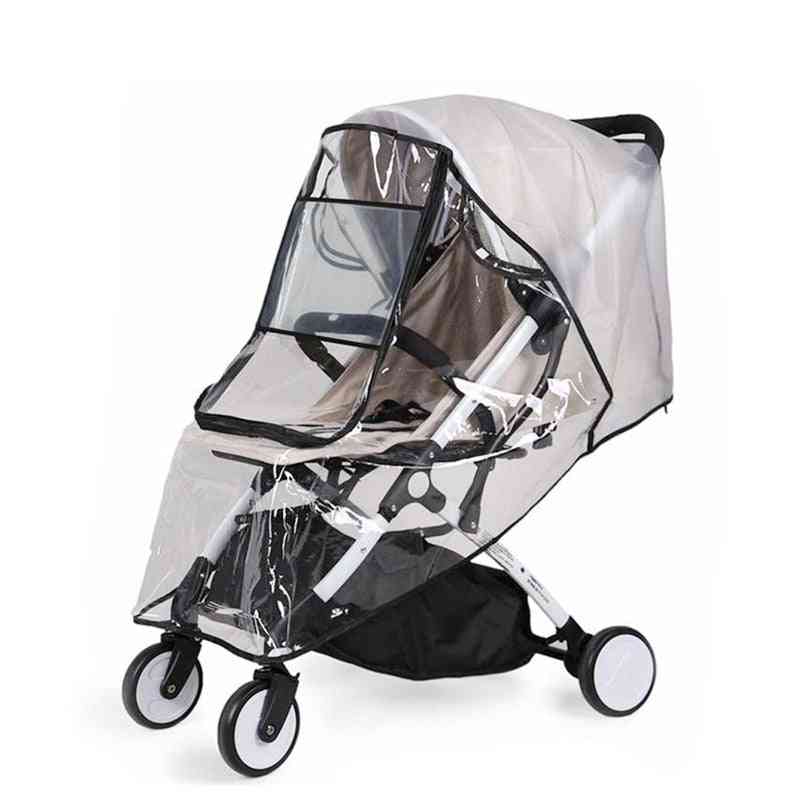 Eva Baby Stroller Accessories Waterproof Rain Cover Transparent Wind Dust Shield