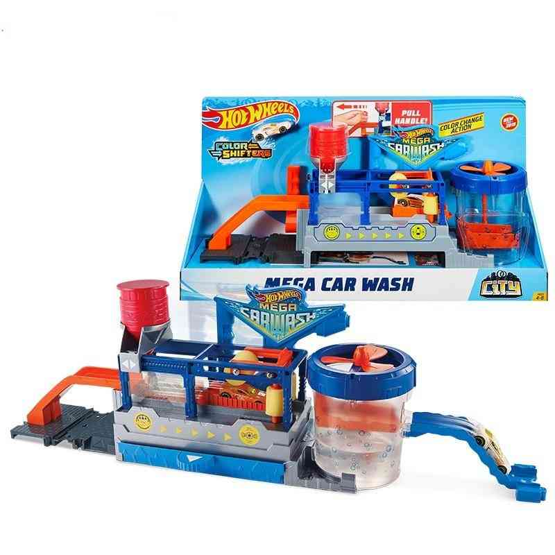 Hot Wheels Track City Mega Car Wash Station, Educational Toy