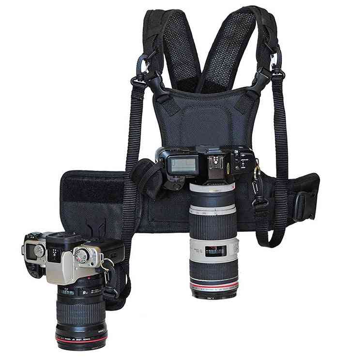 Camera Carrying Chest Harness System