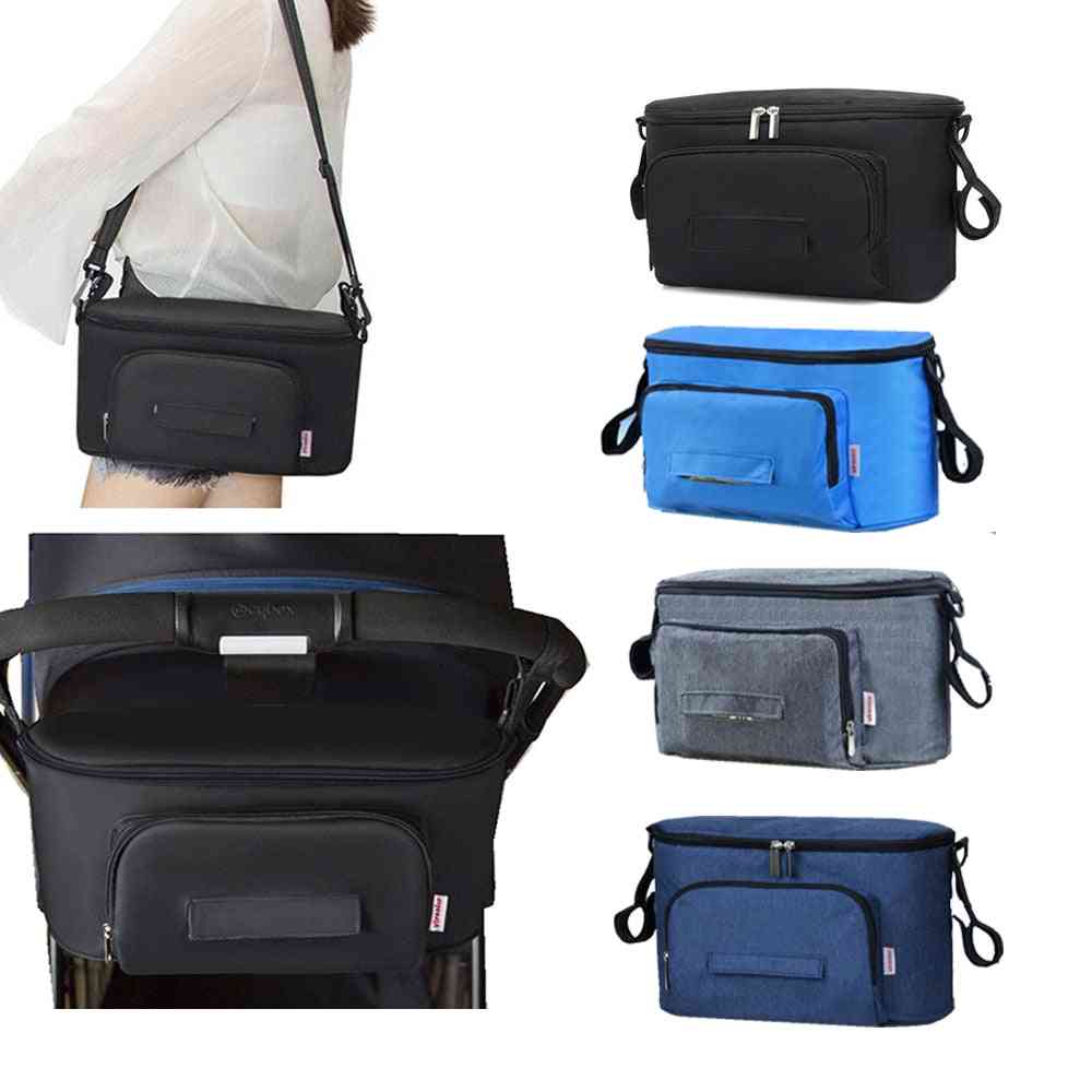 Large Capacity Baby Stroller Bag Mommy Travel Hanging Carriage Diaper Bags