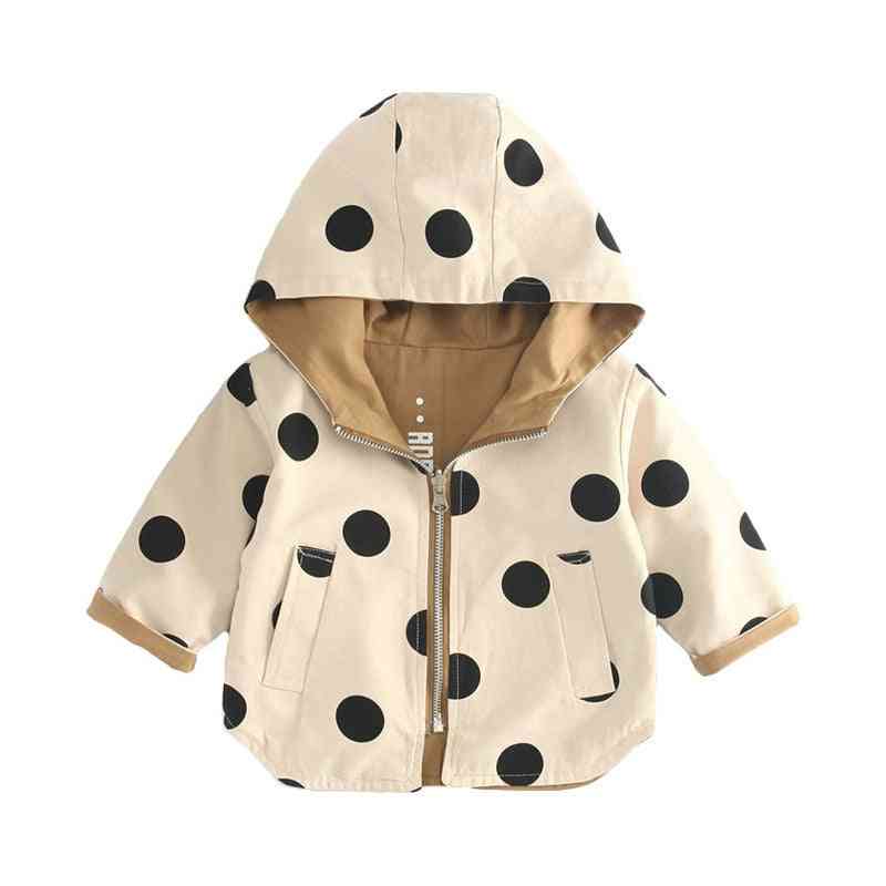 Thick Jackets Double-sided Outerwear Letter Sport Coats Kids Hooded