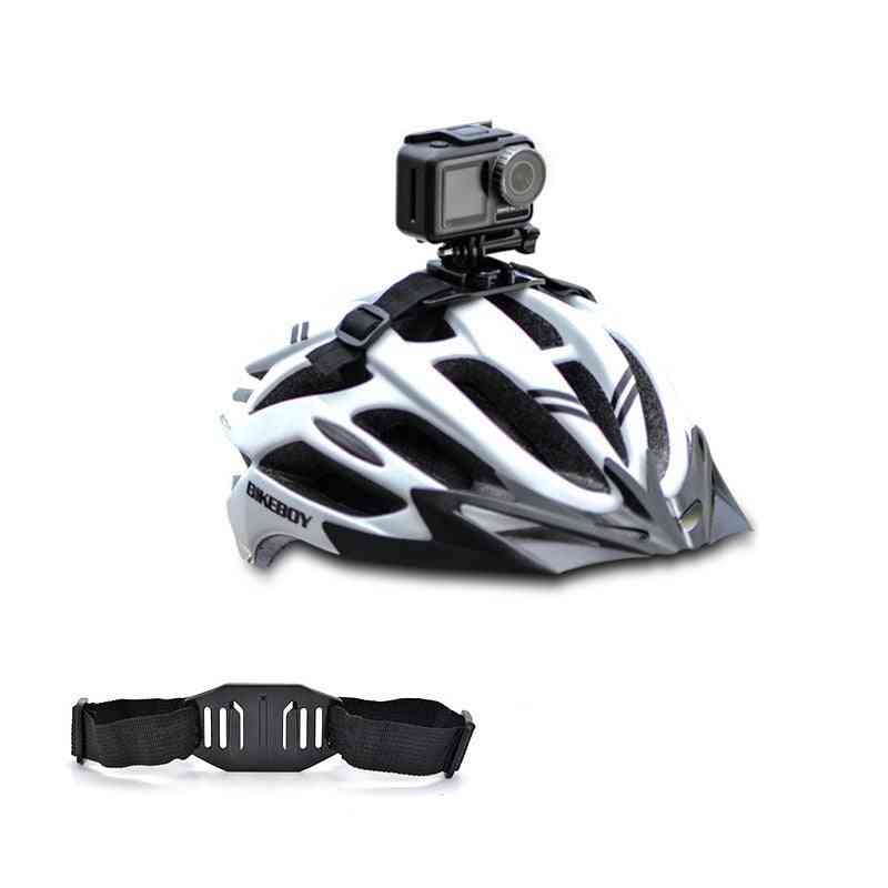 Adjustable Bike Helmet Strap Mount Holder Adapter For Gopro Hero Cycling Accessory