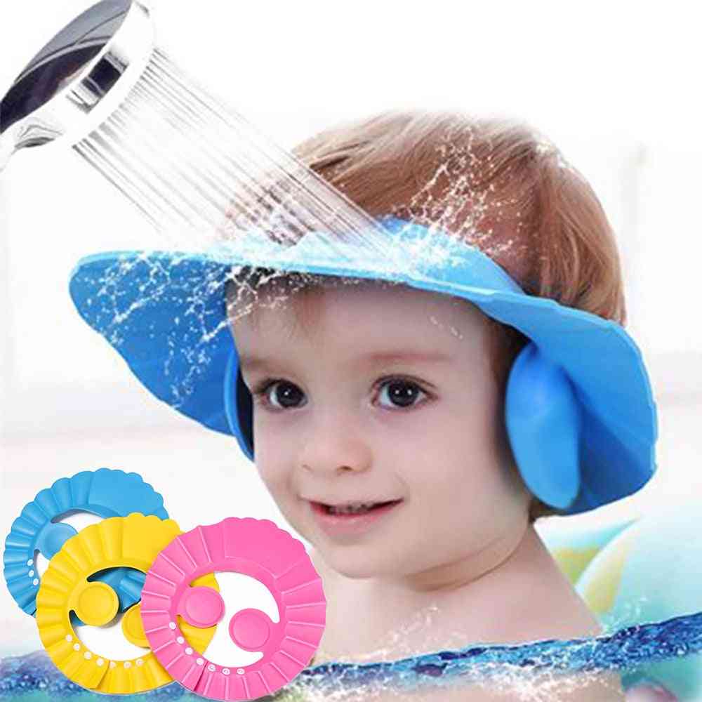 Baby Shower Caps, Kids Waterproof Shampoo Hat