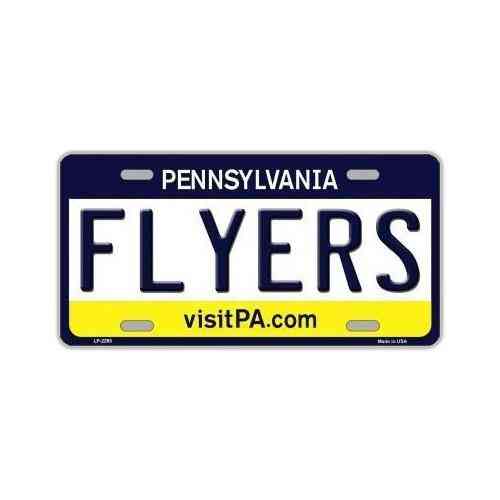 Aluminum Nhl Hockey License Plate Cover - Philadelphia Flyers