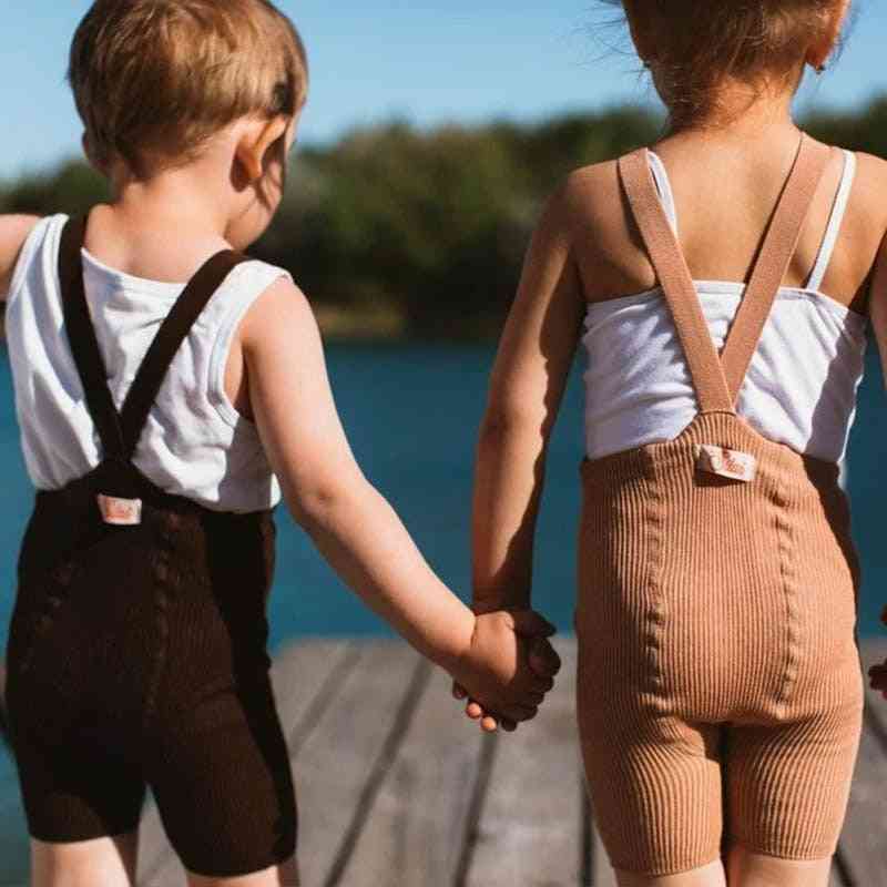 Children Boy / Girl Shorts Suspenders Tights