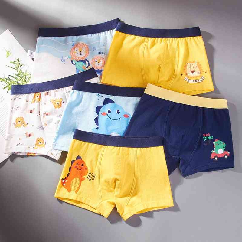 Cotton Underwear Baby Boy Cartoon Print Soft Underpants