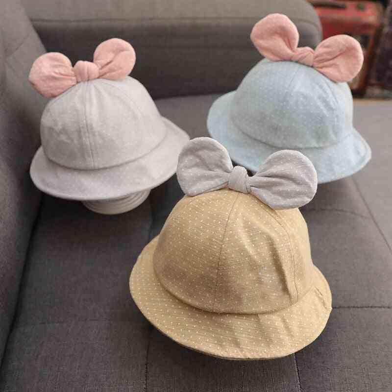 Kesä syksy vauva söpö dot bows hat