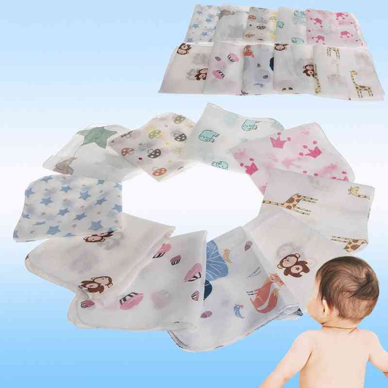 Baby Infant Two Layers Muslin Towel, Handkerchiefs
