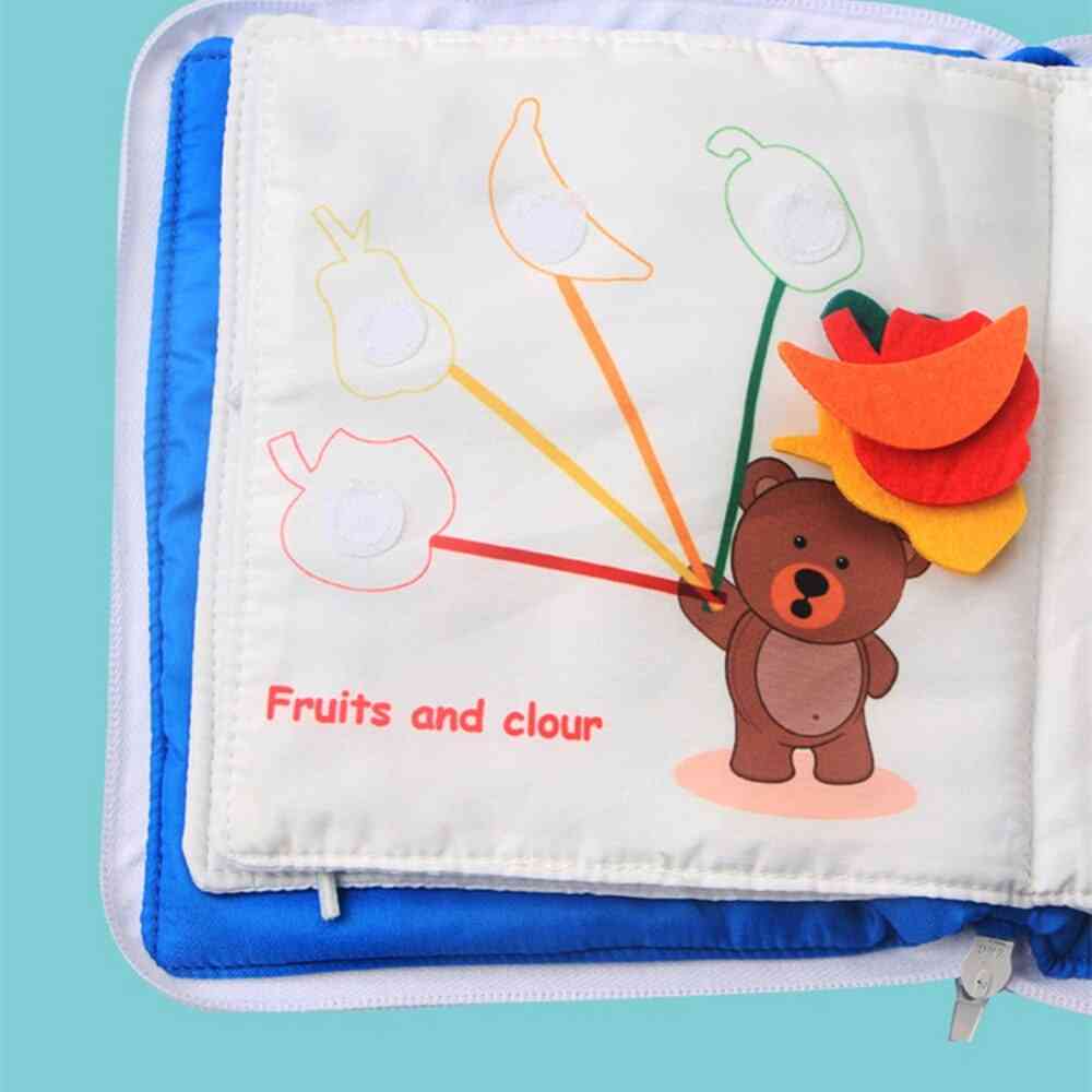 Soft Washable 3d Parent-children Interactive Educational Quiet Books