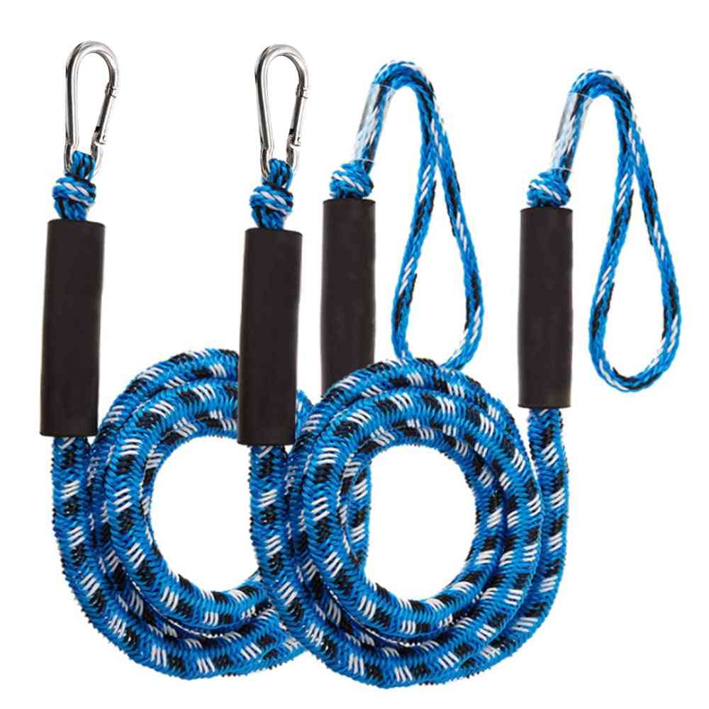 2 Packs Bungee Dock Lines Cords Rope, Float Fishing Boat Accessories