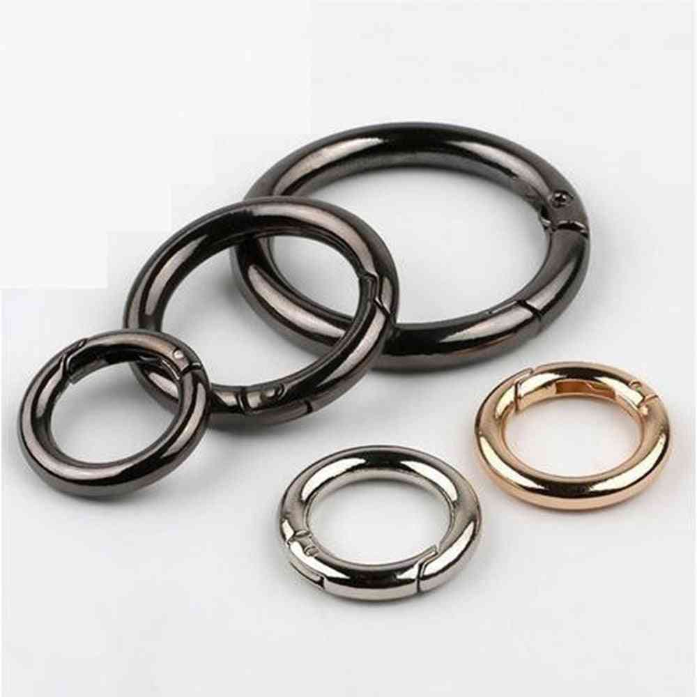 O-ring Buckles Clips Zinc Alloy Plated Gate Spring