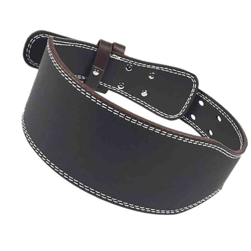 Leather Weightlifting- Gym Fitness, Dumbbell Belt