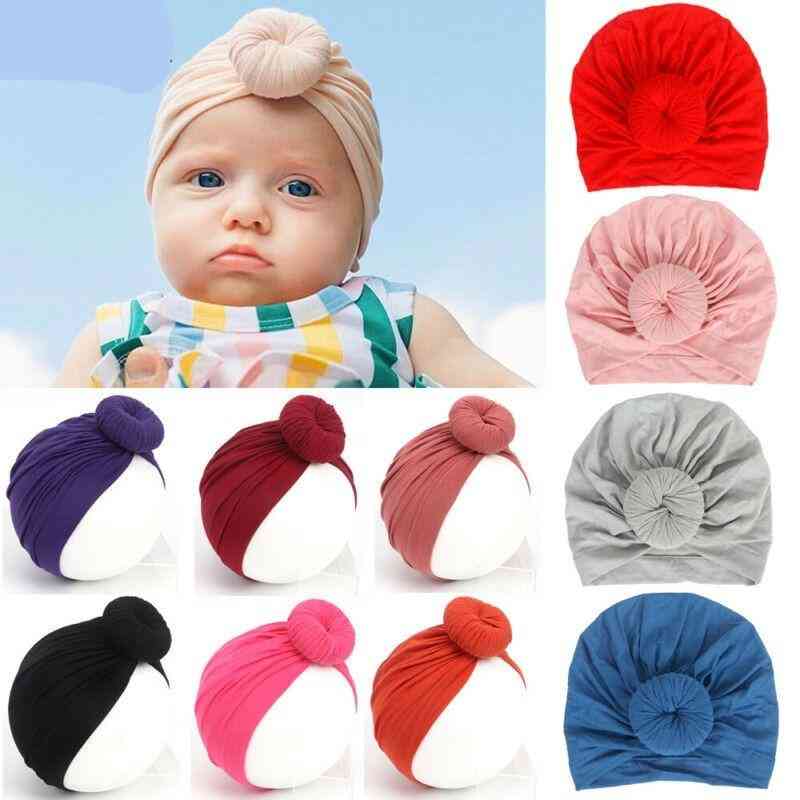 Cotton Blends, Soft Hat Accessories For Baby Girl, Boy