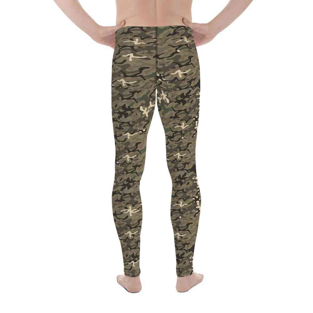 Miesten armeijan camo -leggingsit