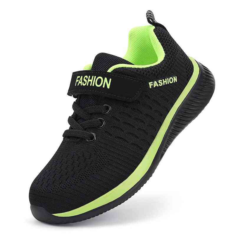 Sports Shoes, Velcro Running Breathable Mesh Casual Sneakers -
