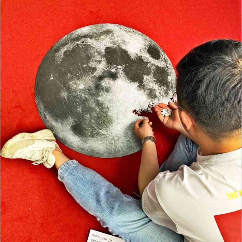 Moon Earth Puzzle Starry Space Traveler Jigsaw Educational Toy