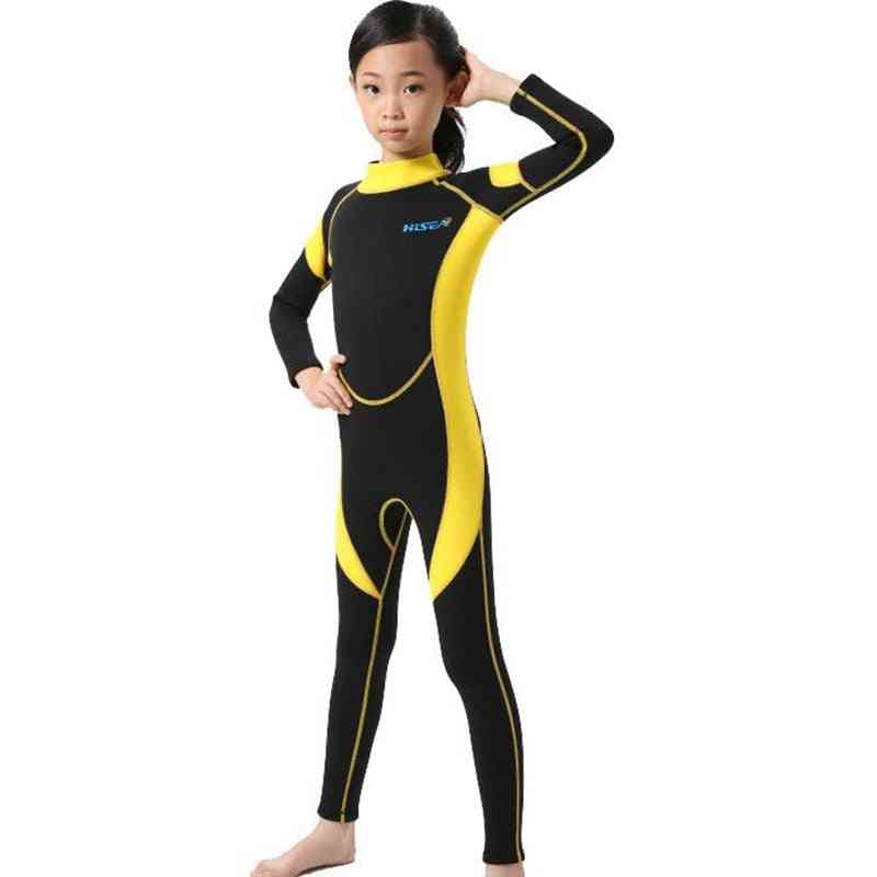 Kids, Long Sleeves, Swimwears Diving Suits