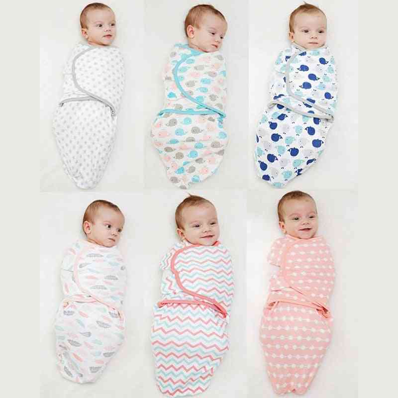 Soft Cotton- Blanket & Swaddling Wrap Sleepsack For Baby
