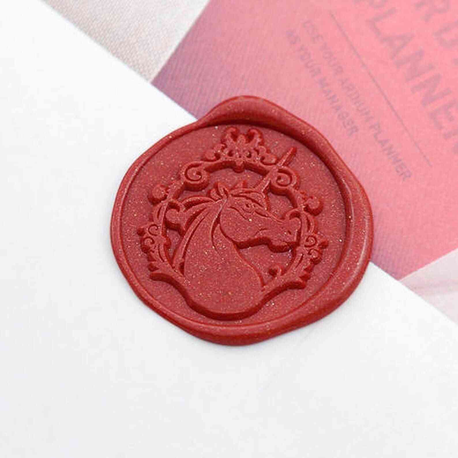 Unicorn Metal Wedding Wax Seal Stamp