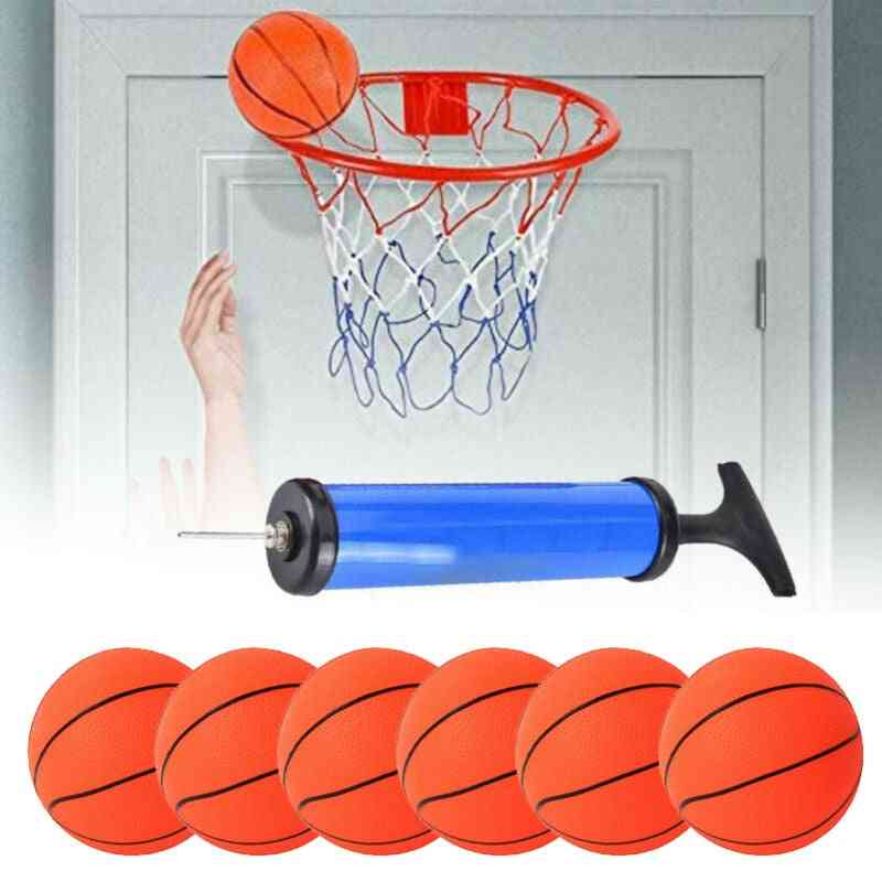Basketball With Pump. Basketballs Sports Parent-child Games