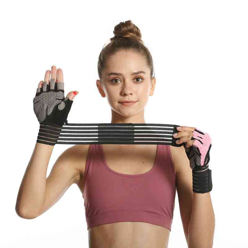 Gym Sports Gloves Half Finger Weight Lifting Gloves