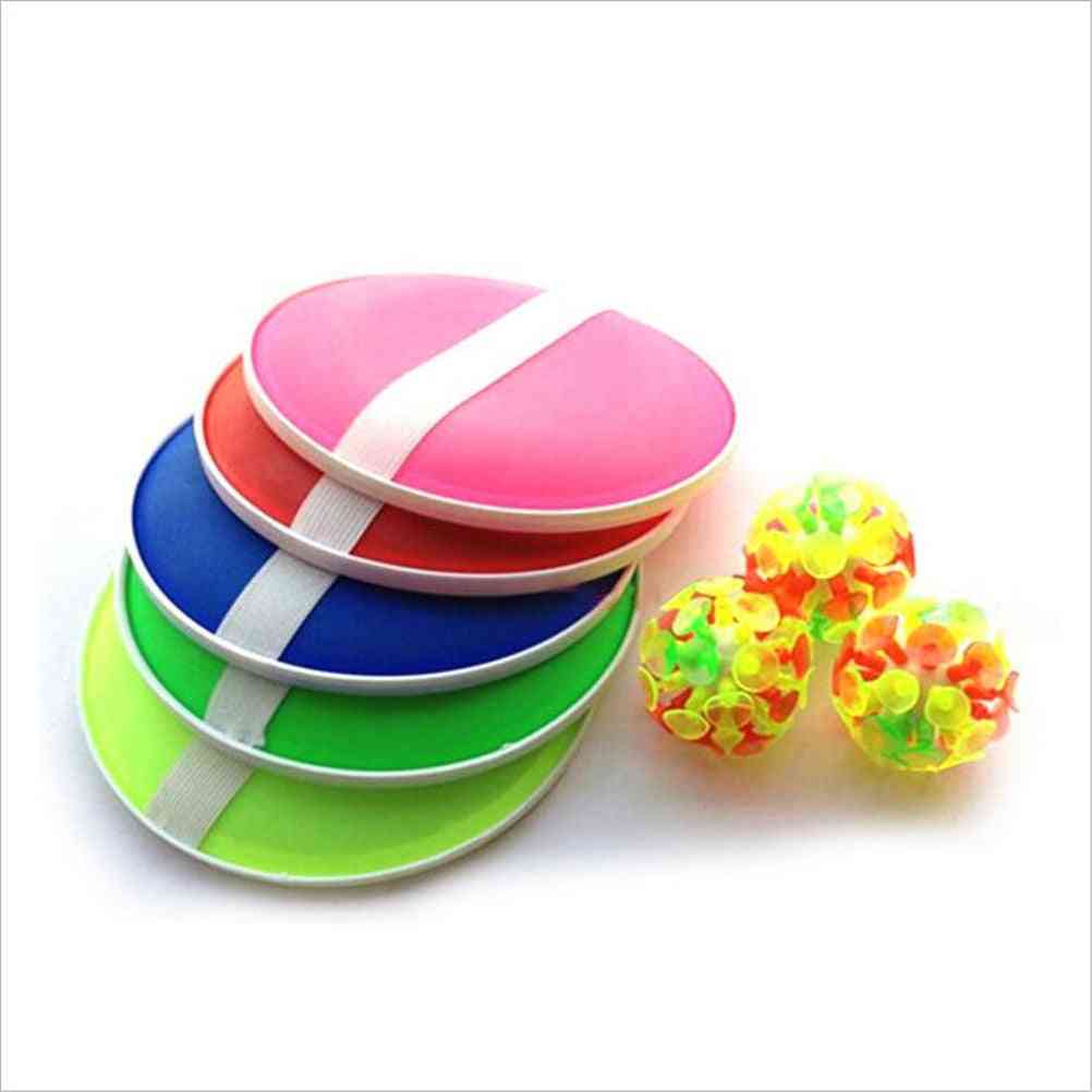 Funny Sticky Ball Game Suction Cup Random 2 Round Bats