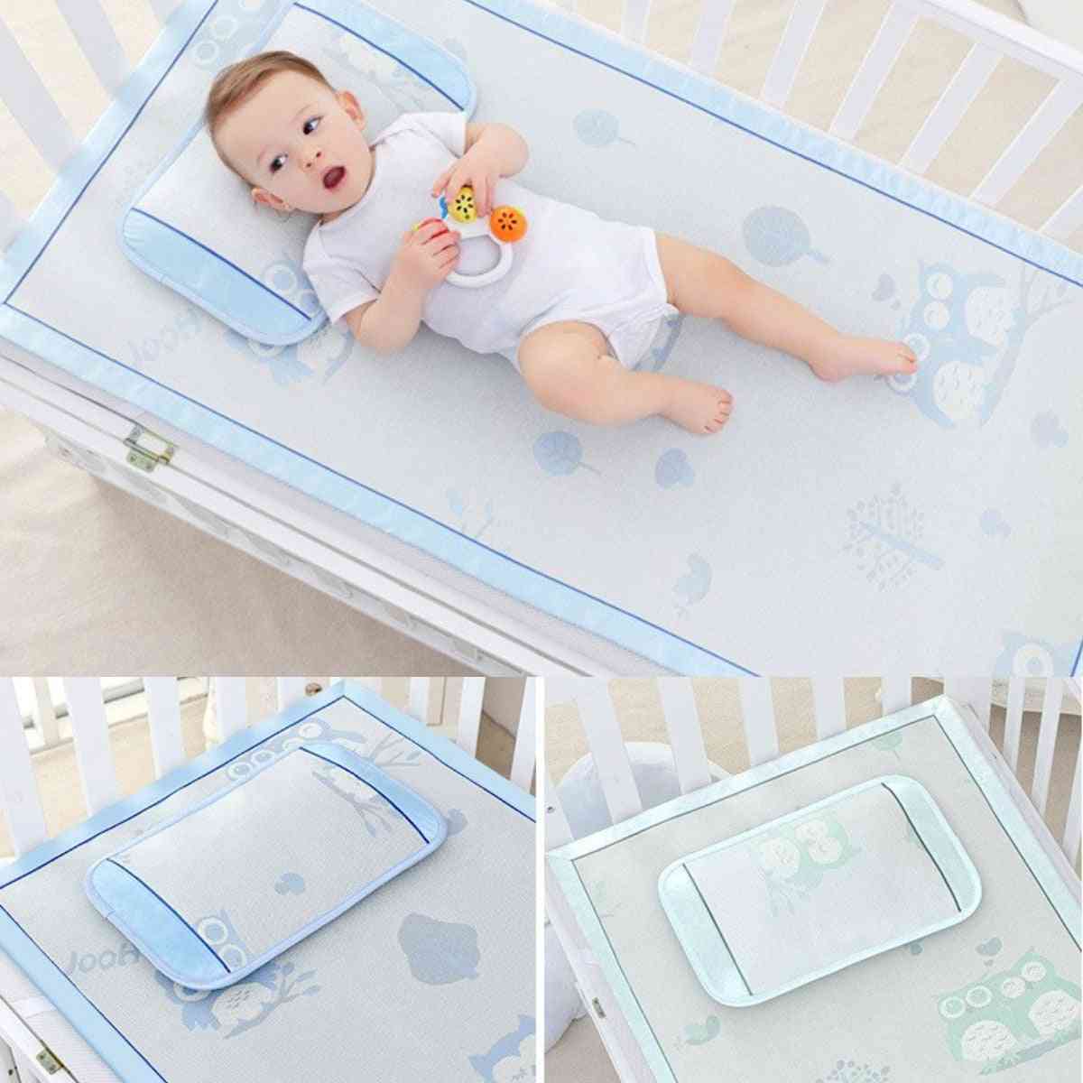 Baby Ice Silk Mats Kindergarten Mat Baby Crib Breathable Mat For Bed