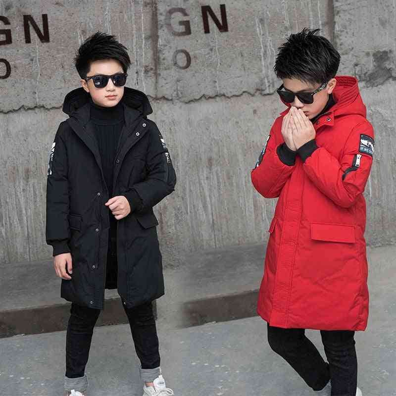 Parka Winter Jackets Kids Clothing Big Warm Down Cotton-padded Coa