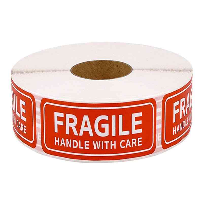 1 Roll 250labels Fragile Stickers