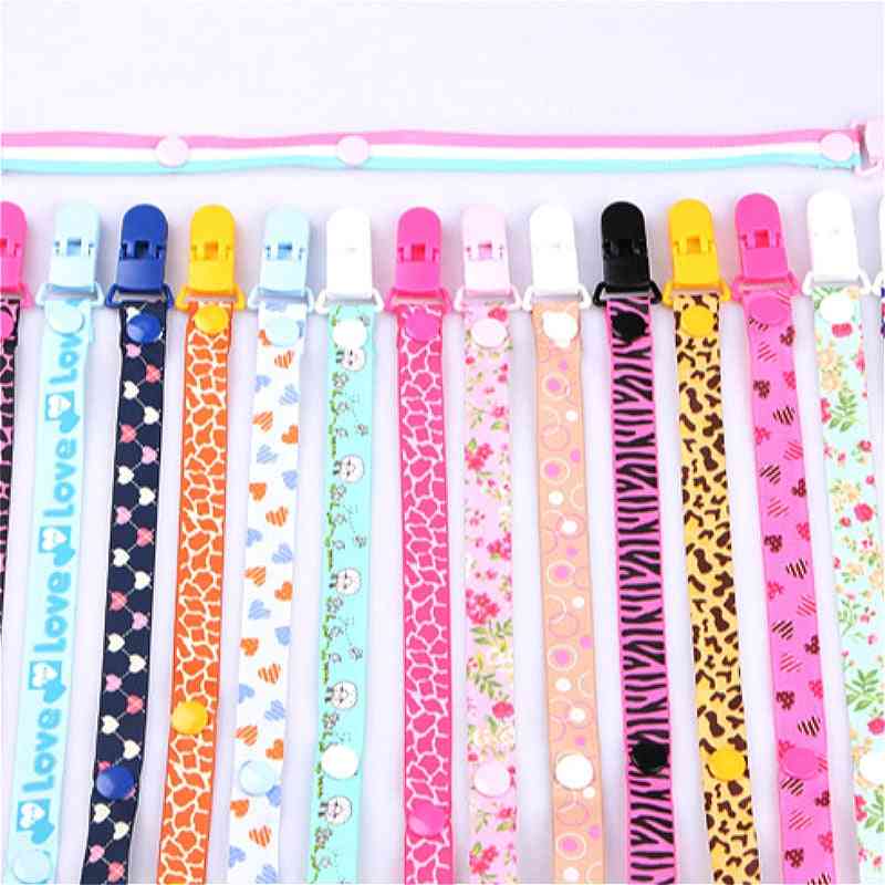 Cartoon- Pacifier Clips Chain, Soother Holder Nipples For